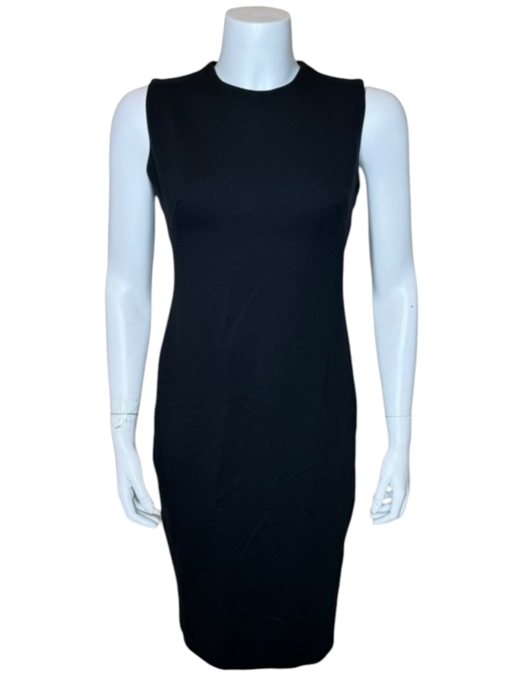 Spanx The Perfect Sheath Dress S Black Ponte Knit Sleeveless 20380R